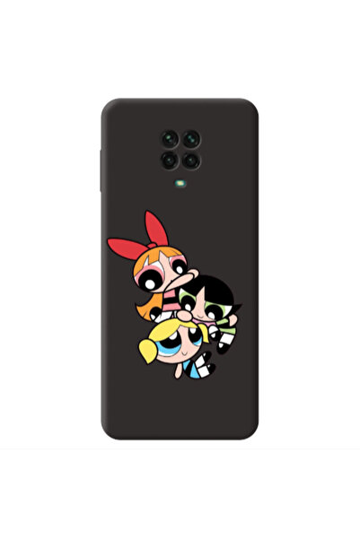 Other Xiaomi Redmi Note 9 Pro Powerpuff Black Colored Silicone TPU Θήκη