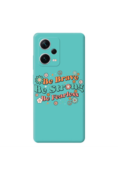 Other Xiaomi Poco X5 Be Brave Turquoise Colored Silicone TPU Θήκη