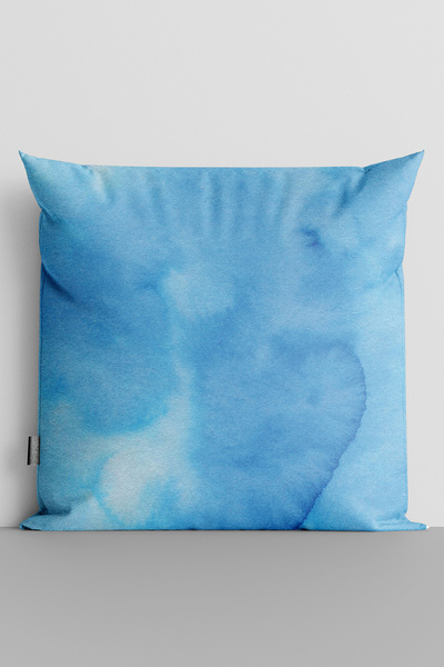 TicaretJet Watercolor Themed Double Sided Digital Printed Throw Pillow Cover ...