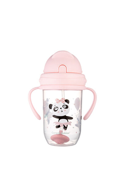 CANPOL Εκπαιδευτικό ποτηράκι εκμάθησης με καλαμάκι σιλικόνης και βάρος - Εξωτ...