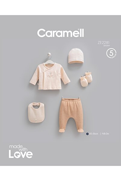 Caramell 5-Piece Hospital Discharge Bodysuit Set Mini Travel Ze2281