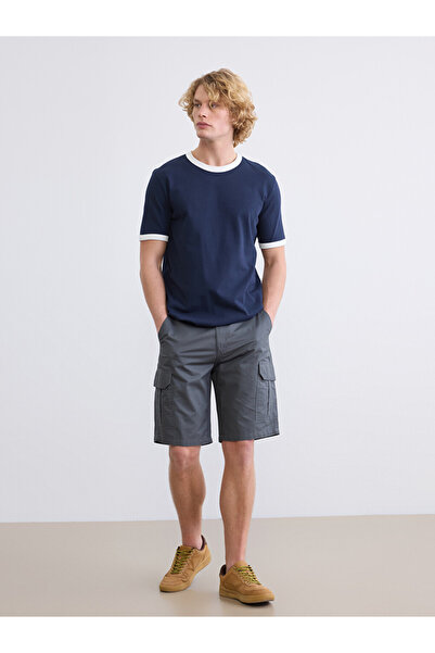 LC Waikiki Standard Fit Gabardine Men's Cargo Shorts for Style Enthusiasts fr...