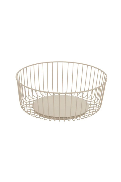 5five Simple Smart Φρουτιέρα Άργι, μεταλλική, μπεζ, 28.5 x Υ 11.3 εκ.