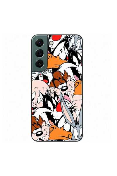OEM Калъф, съвместим със Samsung Galaxy S21 FE, силиконов гел TPU, с десен Lo...