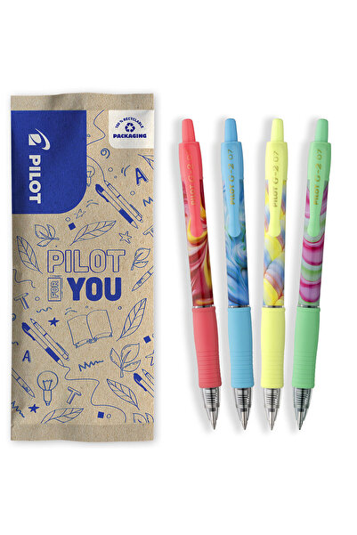 Pilot Pixuri cu gel retractabile Flow pack G2 Flow 0.7 mm cu mecanism click, ...