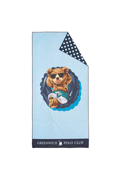 Greenwich Polo Club Παιδική Πετσέτα Θαλάσσης Αρκούδα Χαλάρωσης (4043)