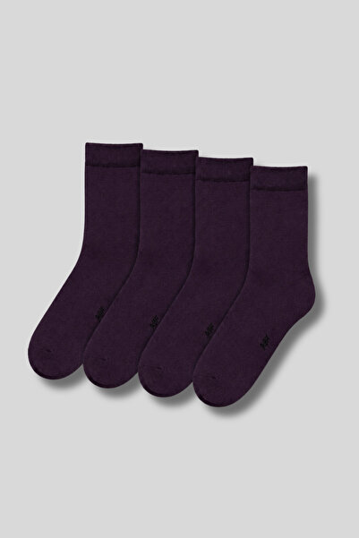 Ada Çorap & İç Giyim Men's 4-Pack Bamboo Medium Length Socks