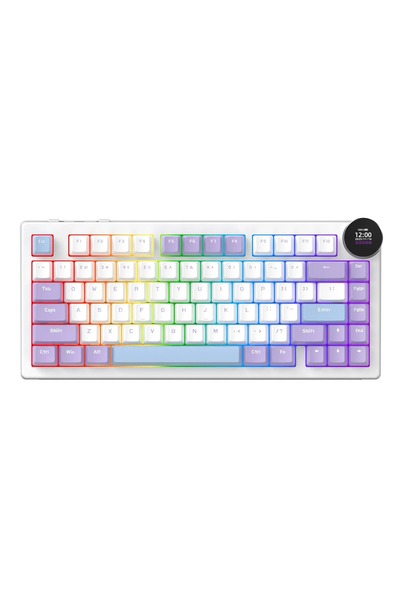 Coverzone Manyetik Oyuncu Klavyesi 8K Hz RGB Bluetooth TFT Ekran USB-C Kablos...