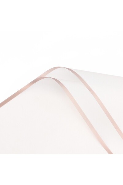 OEM Celofan Alb Transparent Margine Bronza 58x58 cm
