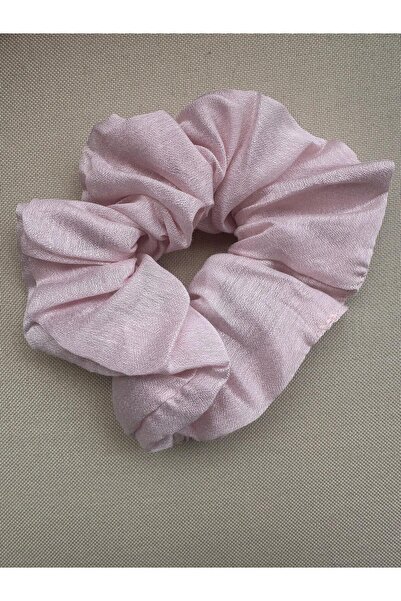 PAZEN MODA Thin Satin Fabric Elastic Buckle Powder Pink Color