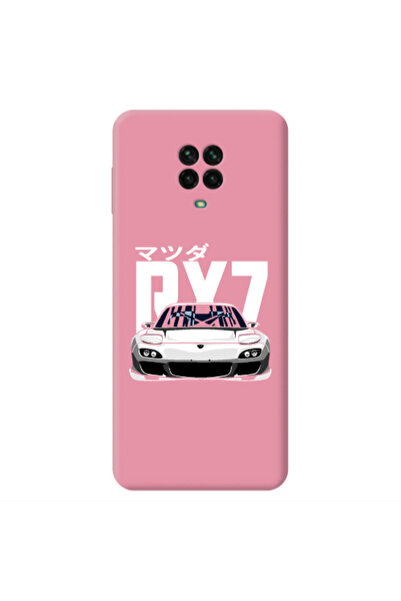 Other Xiaomi Redmi Note 9 Pro Car Rx7 Pink Colored Silicone TPU Θήκη