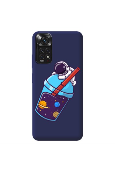 Other Xiaomi Redmi Note 11 4G Longing in space Dark blue Colored Silicone TPU...