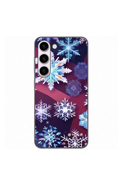OEM Husa compatibila cu Samsung Galaxy S23 Silicon Gel Tpu Model Fulgi de Gheata
