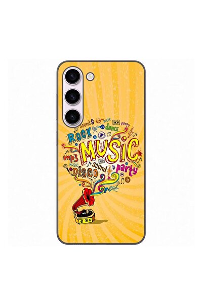 OEM Husa compatibila cu Samsung Galaxy S23 Silicon Gel Tpu Model Muzica la Gr...