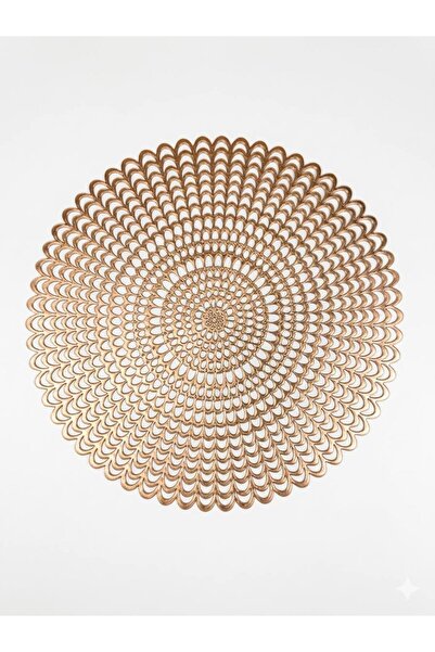 OEM Set Suporturi Farfurii PVC Bronz 38 cm
