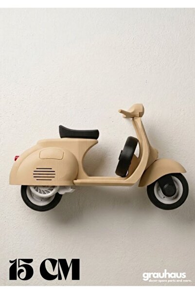 GRAUHAUS Klasik Vespa Tasarımlı Duvar Model Anahtarlık - Dekoratif Duvar Süsü