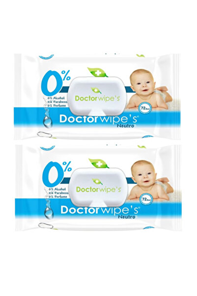 DOCTOR WIPES Servetele umede Neutro Baby, 72 bucati, 2buc/set