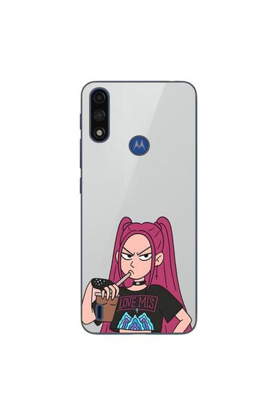 OEM Husa compatibila cu Motorola Moto E7 Power Silicon Model KPop Demon Hunte...