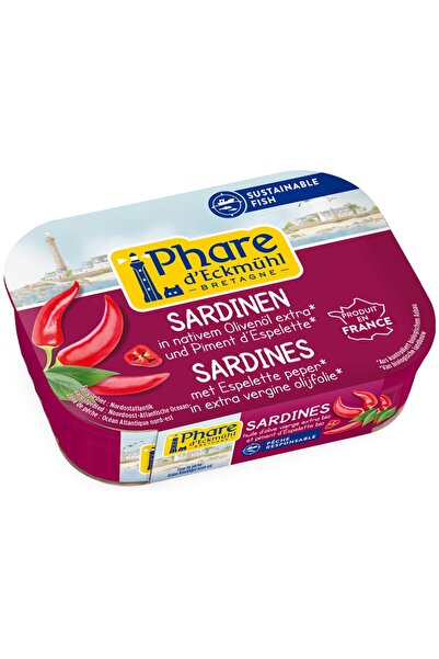 Phare Sardine in ulei bio de masline extravirgin cu ardei Espelette