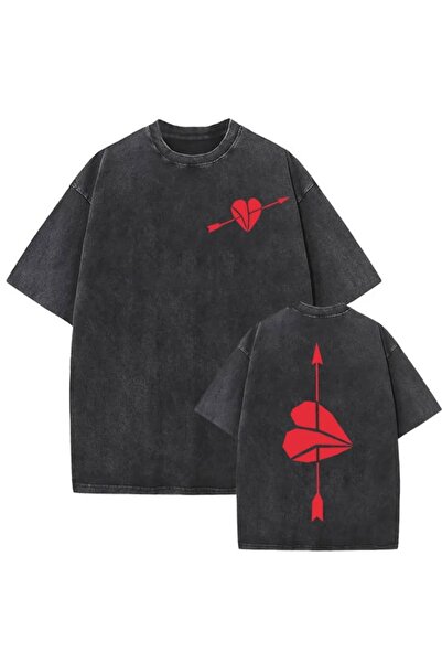 bellanova "Black Oversized T-Shirt with Wear – Street Fashion"