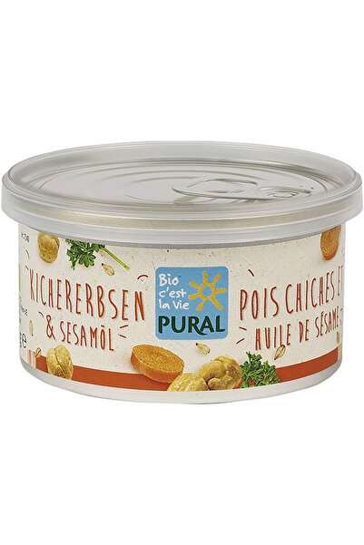 Pural Pate vegetal cu naut si ulei de susan vegan,