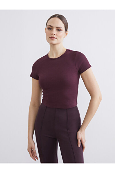 LC Waikiki RMZ GİYİM FARKIYA Zero Roba Yaka Crop للسيدات