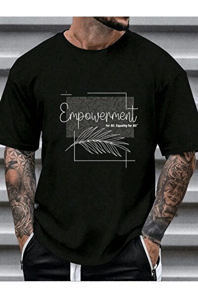 12 Teknoloji Men'S Pure T-Shirt, Featuring an Empowering Equality Leaf Print ...