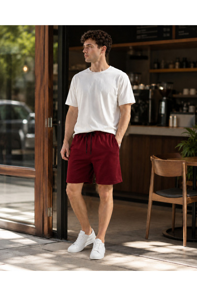cool and comfy Erkek %100 Pamuklu Terletmeyen Rahat Kesim Şort