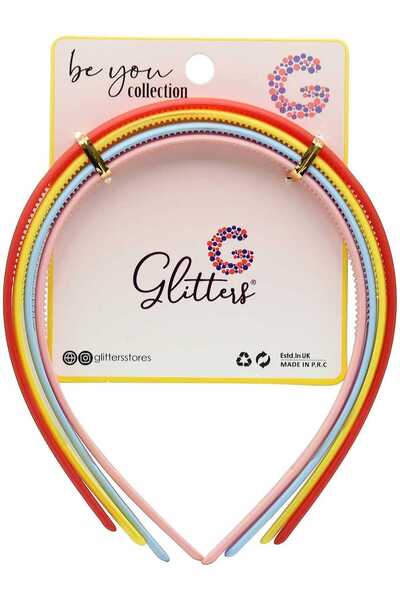 glitters Hairband 4 Pc-Glt2344