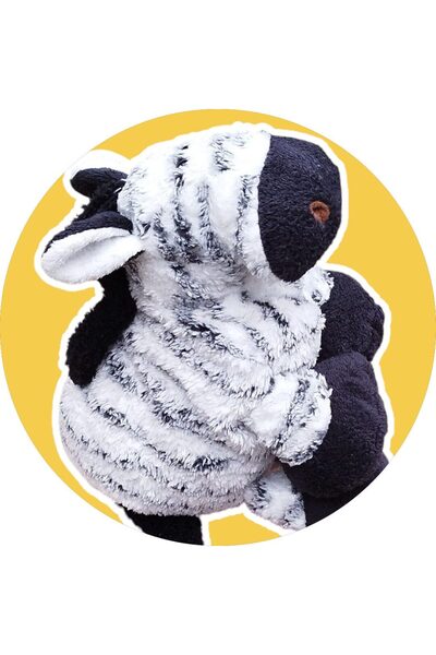 Jellycat Μαλακή ζέβρα για αγκαλιές. Απαλή υφή. Από 1+ μηνών.
