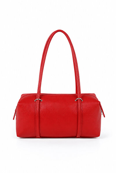 Fahhar Aura Crack Effect Bag Red