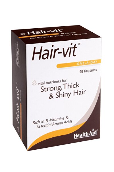 Health Aid Hair-Vit, Για Δυνατά,Υγιή και Όμορφα Μαλλιά, 90caps