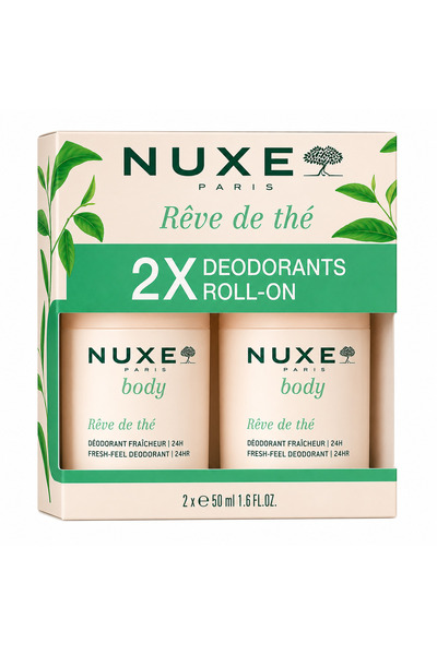 Nuxe Promo Reve de The 24hr Fresh-Feel Deodorant, 2x50ml