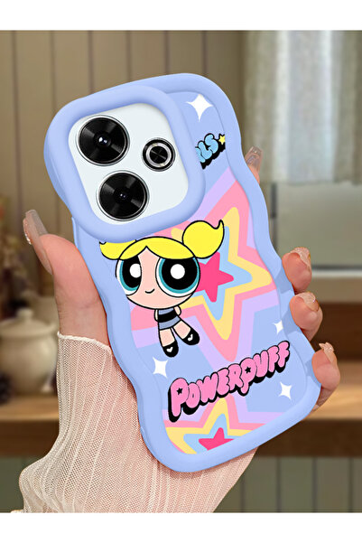 Hontinga Redmi 13 Uyumlu Kılıf kamera koruyucu Mavi Silikon Couple Telefon Kı...