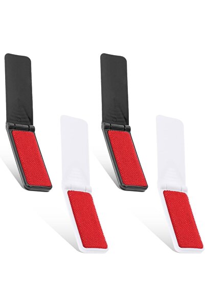 Arabest 4 Pack Foldable Lint Brush for Clothes, Reusable Portable Lint Remove...