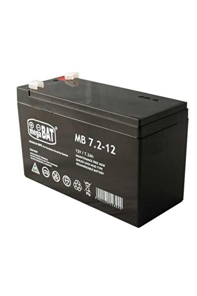 Megabat MB7.2-12 VRLA AGM UPS Battery, 7Ah 12V