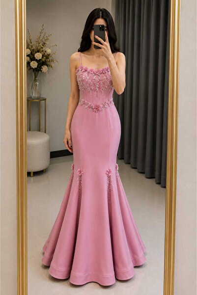 Mesk dresses فستان سهرة ناعم بقصة ماسكة