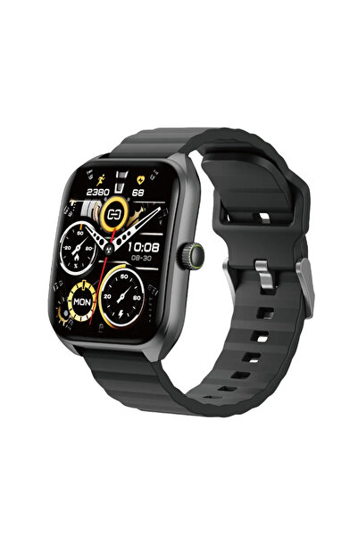 oraimo Nova2 2.01" AMOLED IP68 Curved Touchscreen Smart Watch - Black