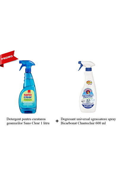 Sano Oferta Specială – Clear 1L + Degresant Universal Chanteclair cu Bicarbon...