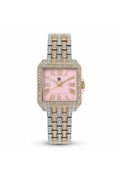 G Sport POLO Zetro Vintage Stone Roman Numeral Women's Wristwatch