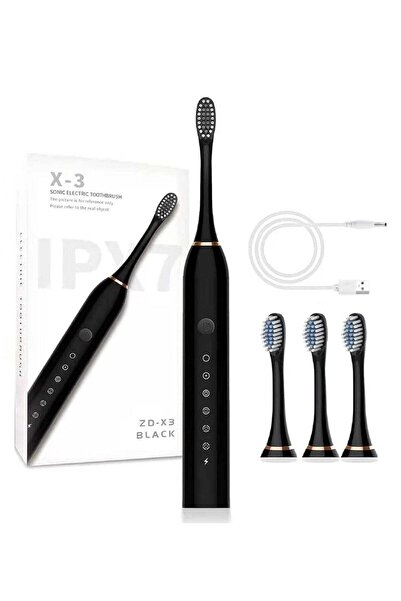 snapcart X-3 Rechargeable Electric Toothbrush, 6 Optional Modes for Fast Char...