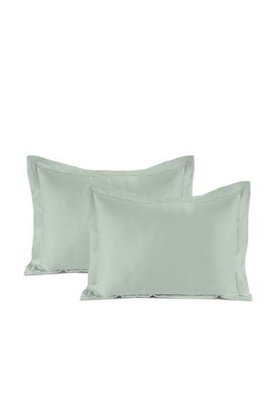 Cottage 200 TC Percale Pillow case 2pc 50x90cm Lagoon