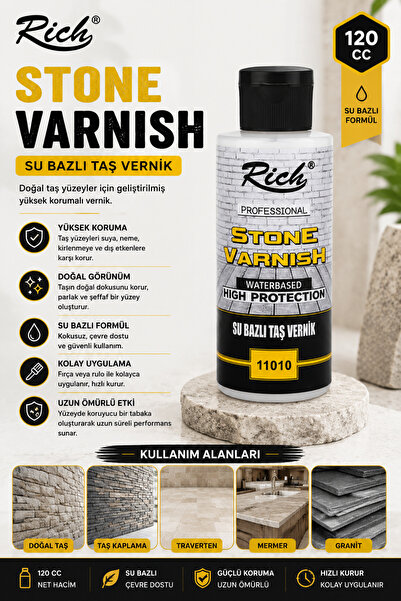 Rich Su Bazlı Taş Vernik