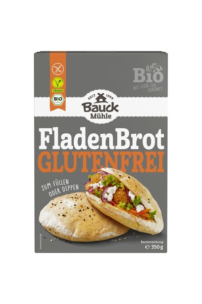 Bauckhof Mix de faina pentru lipie fara gluten,