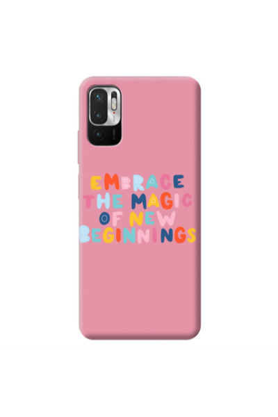 Other Xiaomi Redmi Note 10 Pro 5G Embrace Pink Colored Silicone TPU Θήκη