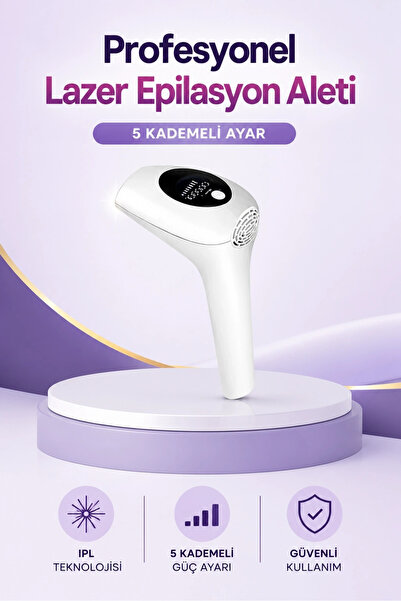 ARMÜZ جهاز إزالة الشعر بالليزر IPL مع 5 مستويات قابلة للتعديل للطاقة