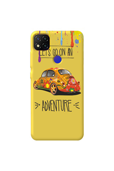 Other Xiaomi Redmi 9c Adventure Yellow Colored Silicone TPU Θήκη