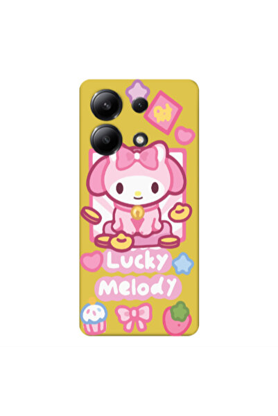 Other Xiaomi Redmi Note 13 4G Lucky Melody Yellow Colored Silicone TPU Θήκη