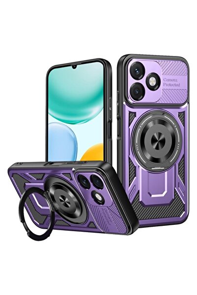 Techsuit RuggedCam Υβριδική Θήκη MagSafe Μωβ (Huawei Honor X5c Plus)