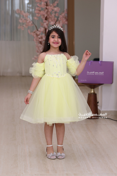 modern designer High-End Girls' Dress